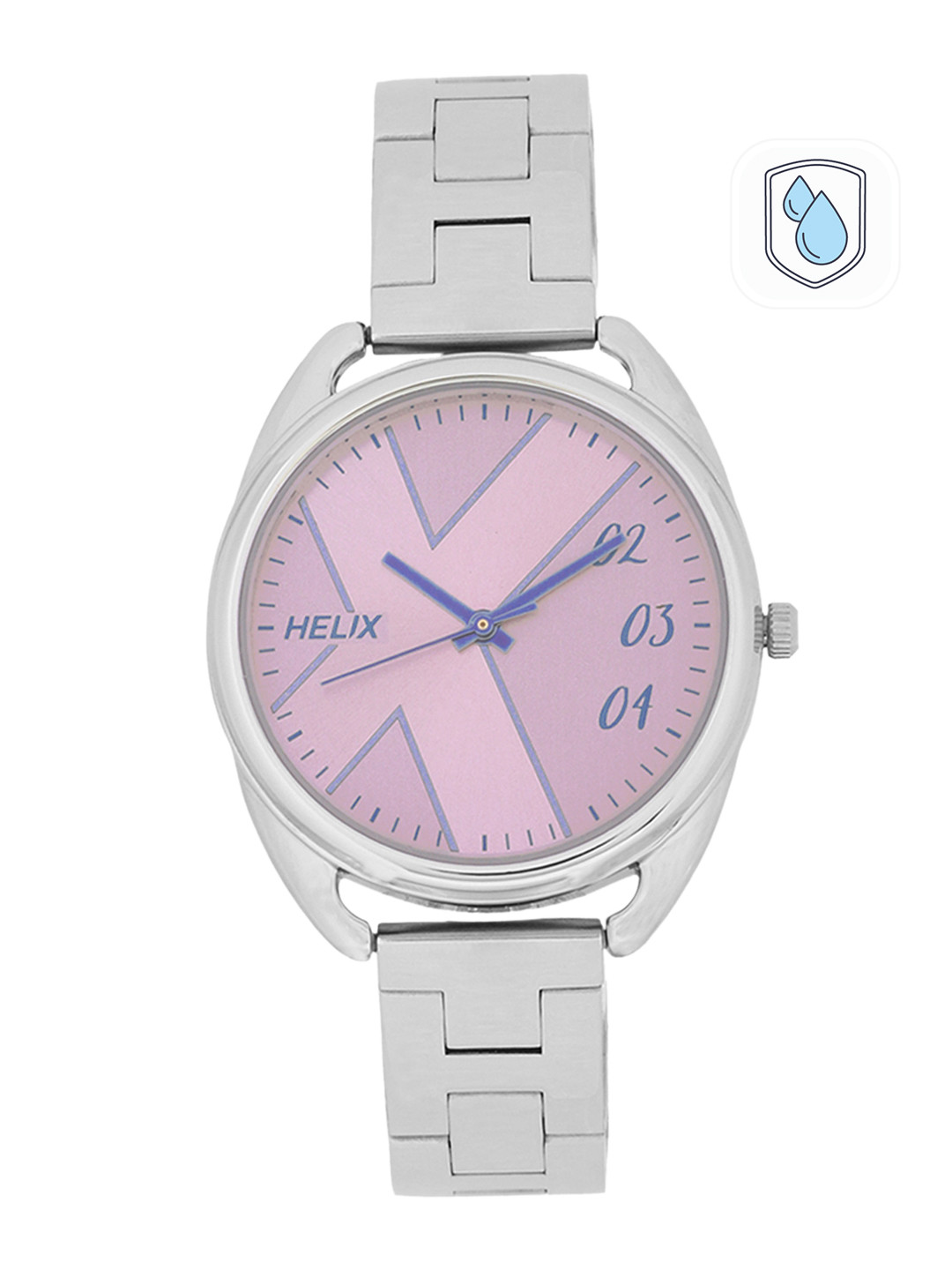 Helix By Timex Women Pink & Blue Analogue Watch TW043HL10