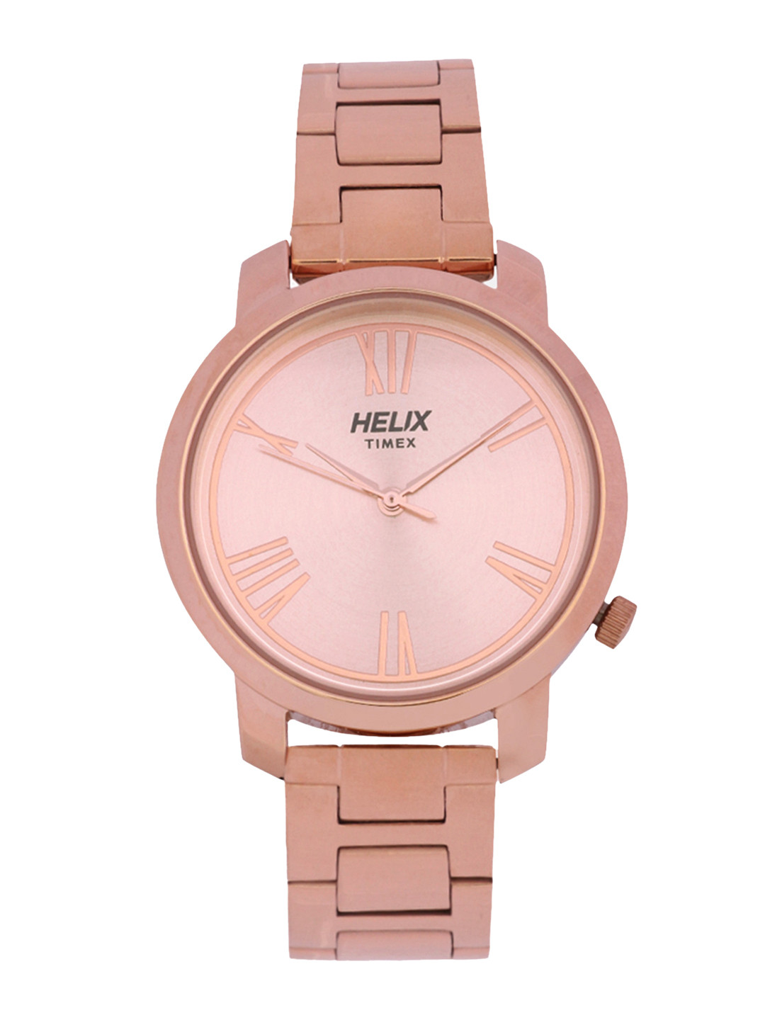 Helix By Timex Women Rose Gold-Toned Analogue Watch - TW032HL21