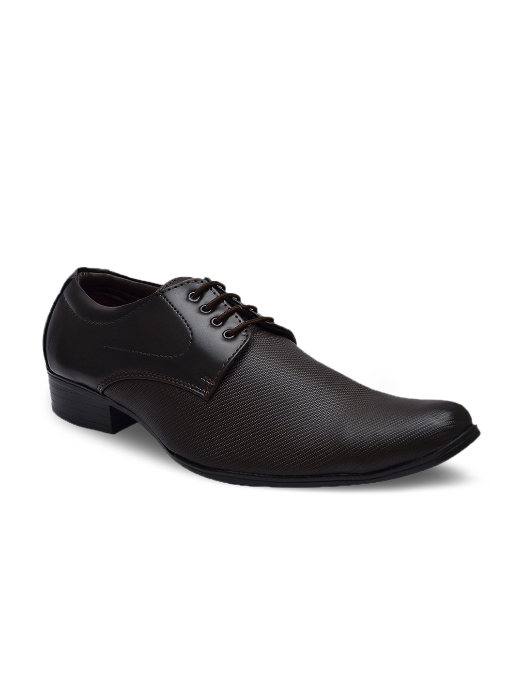 Sir corbett black synthetic leather formal shoes sales