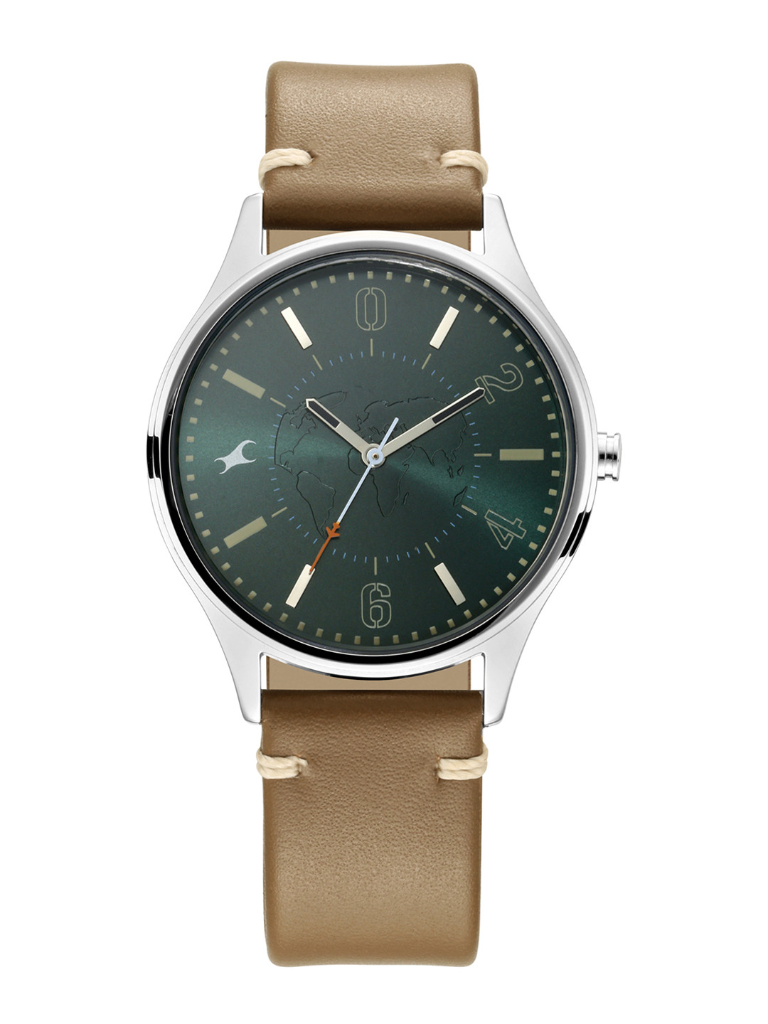 Fastrack Men Green Analogue Watch 3237SL01