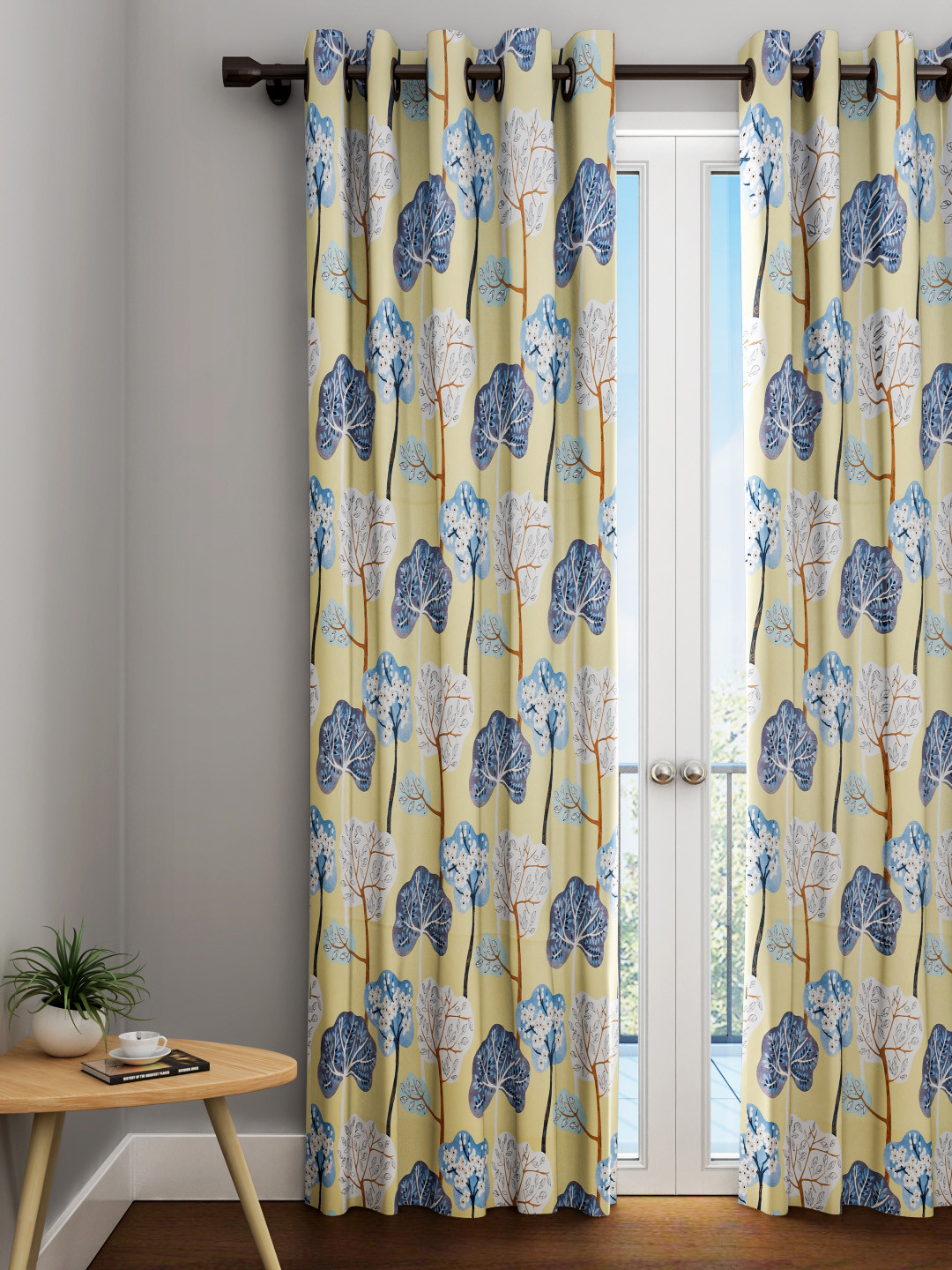 URBAN DREAM Yellow Single Door Curtain