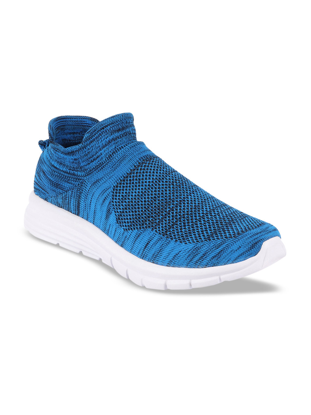 FAUSTO Men Blue Textile Walking Shoes