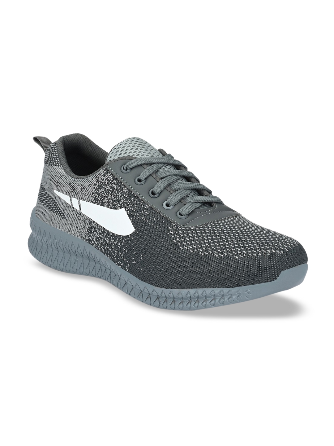grey mesh sport shoe