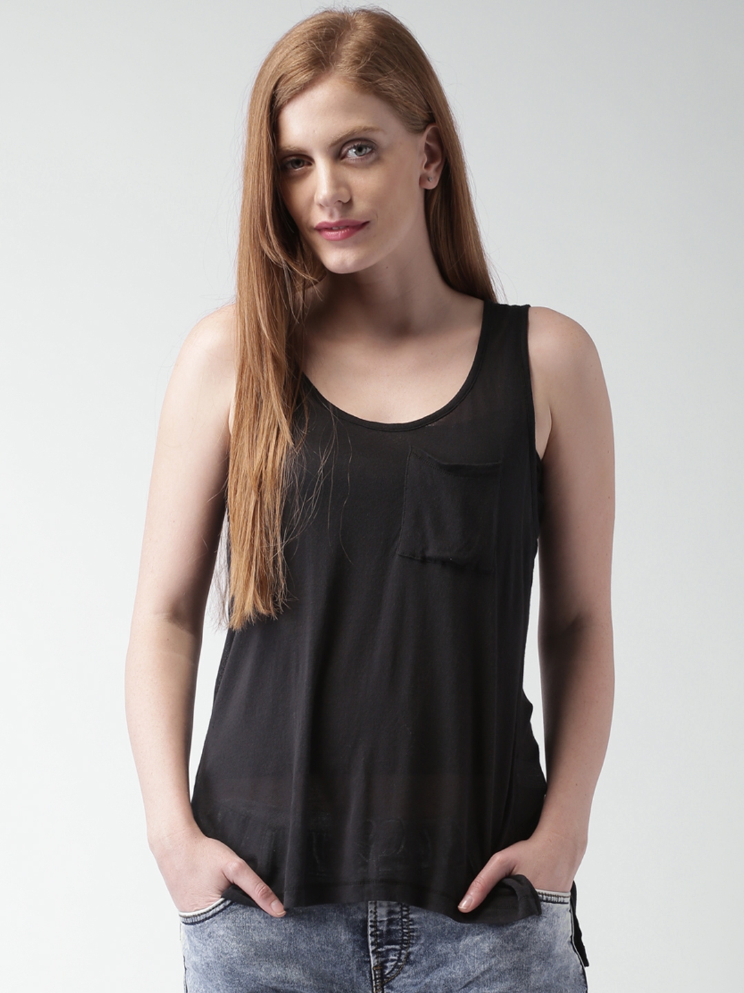 FOREVER 21 Contemporary Black Top