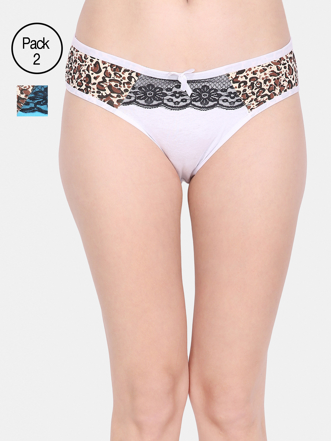 Ms.Lingies Women Pack of 2 Assorted Bikini Briefs MSP018-89171S