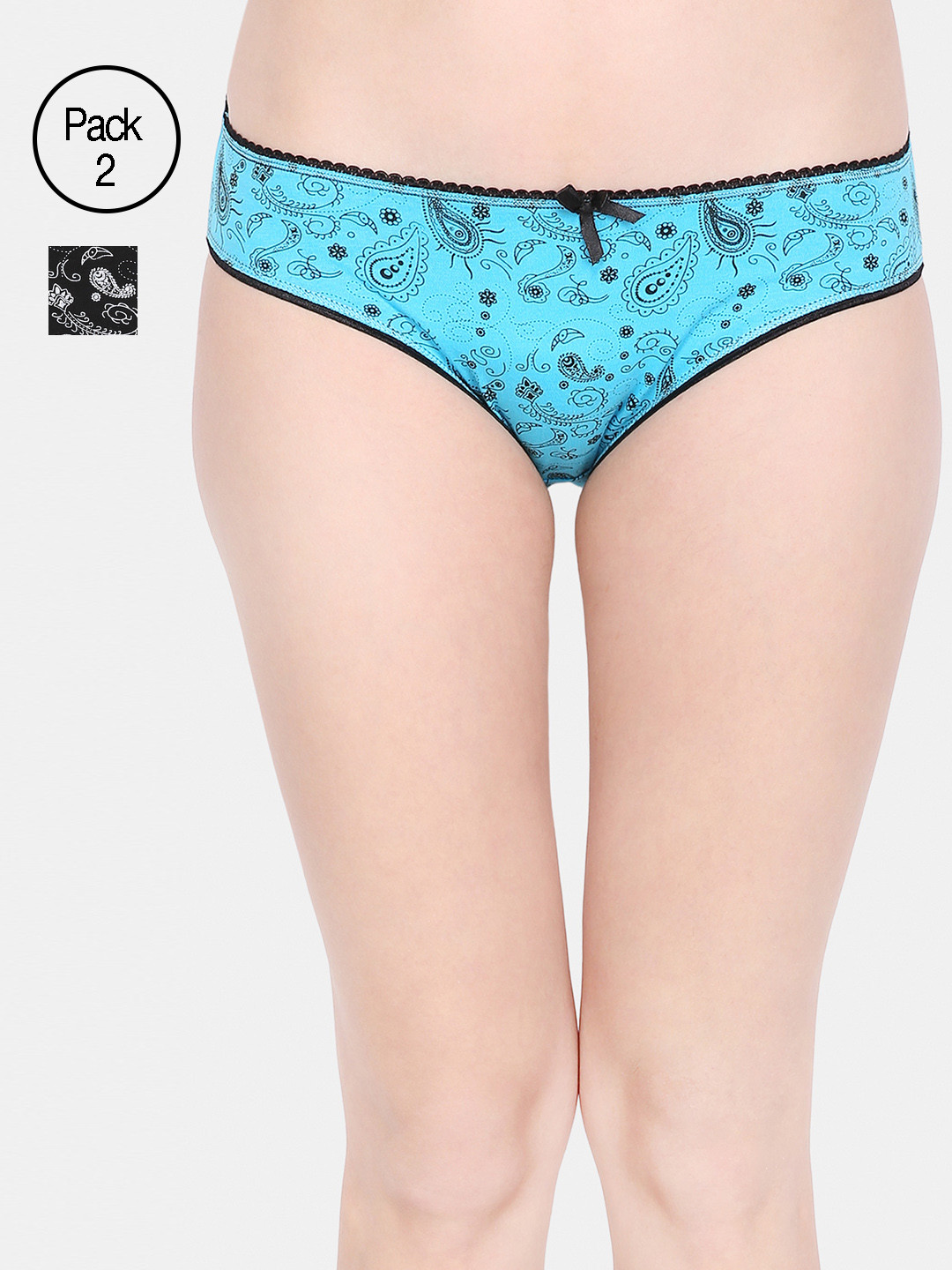 Ms.Lingies Women Pack of 2 Assorted Hipster Briefs MSP021-89176S