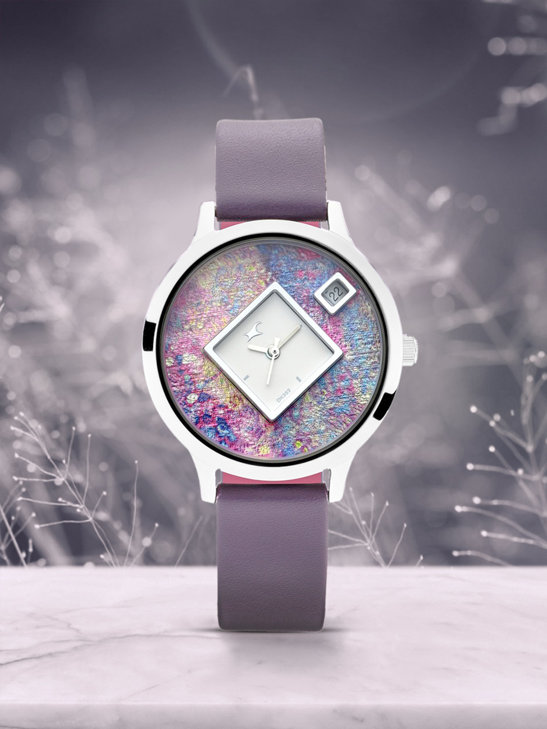 Fastrack Women Multicoloured Leather Analogue Watch 6210SL02