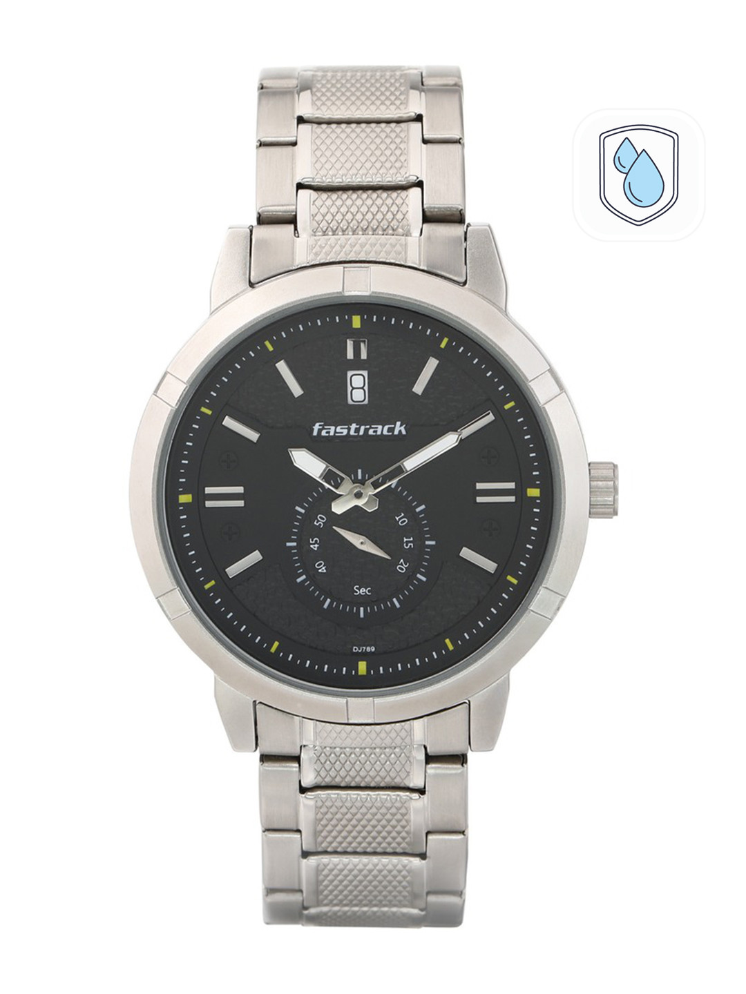 Fastrack Men Black Analogue Watch 3219SM01