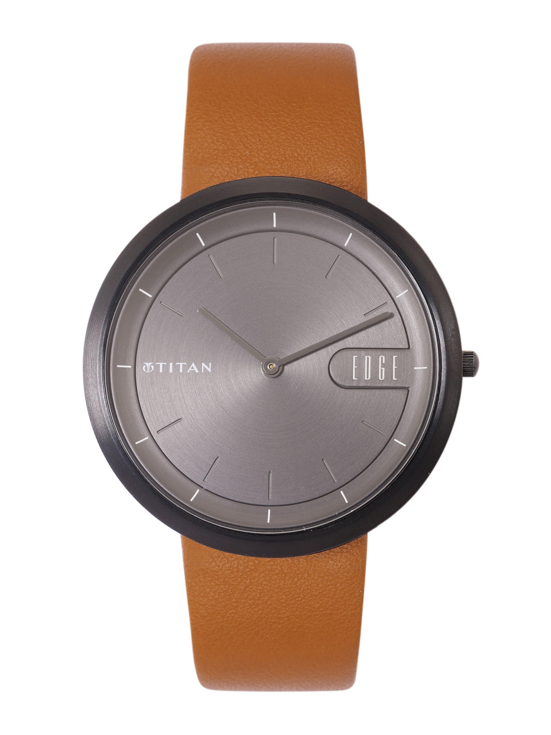 Titan Men Ultra Slim Dial & Leather Straps Analogue Watch 1779NL01