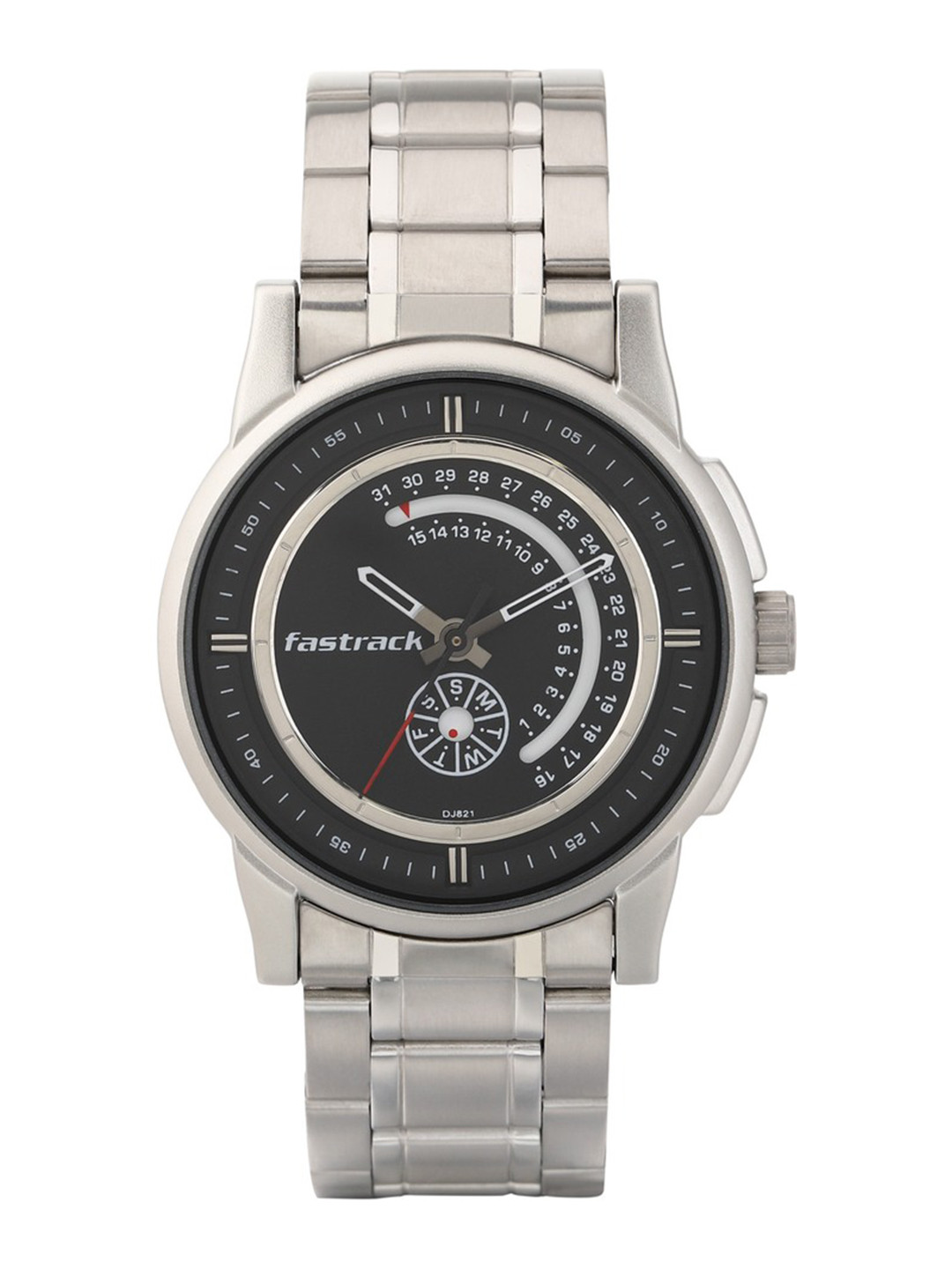 Fastrack Men Black Analogue Watch 3215SM03