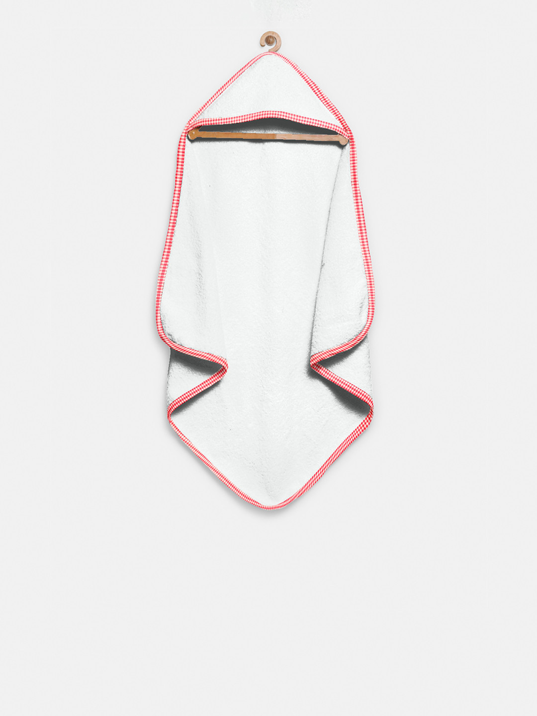 THE BABY ATELIER Infants White Solid Hooded Towel