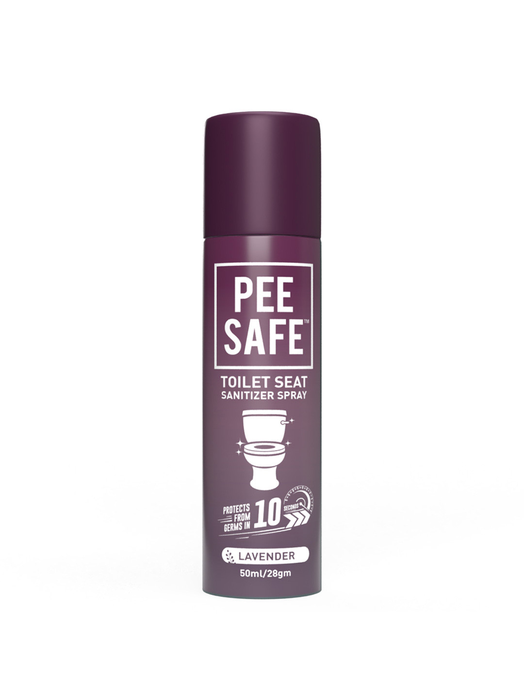 PEESAFE Lavender Toilet Seat Sanitizer Spray - Anti-Odour, Deodorizer - 50ml