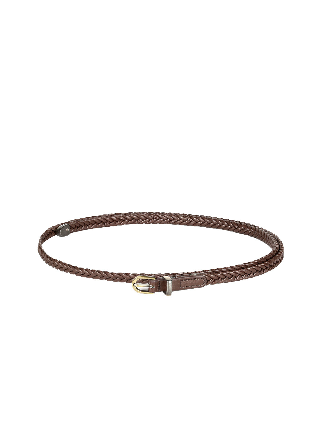CRUSSET Women Brown Woven Design Belt
