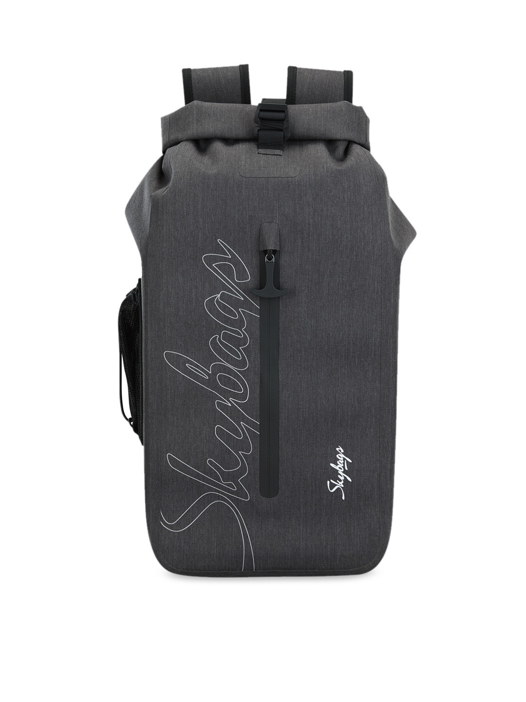 Skybags Unisex Grey Textured Backpack