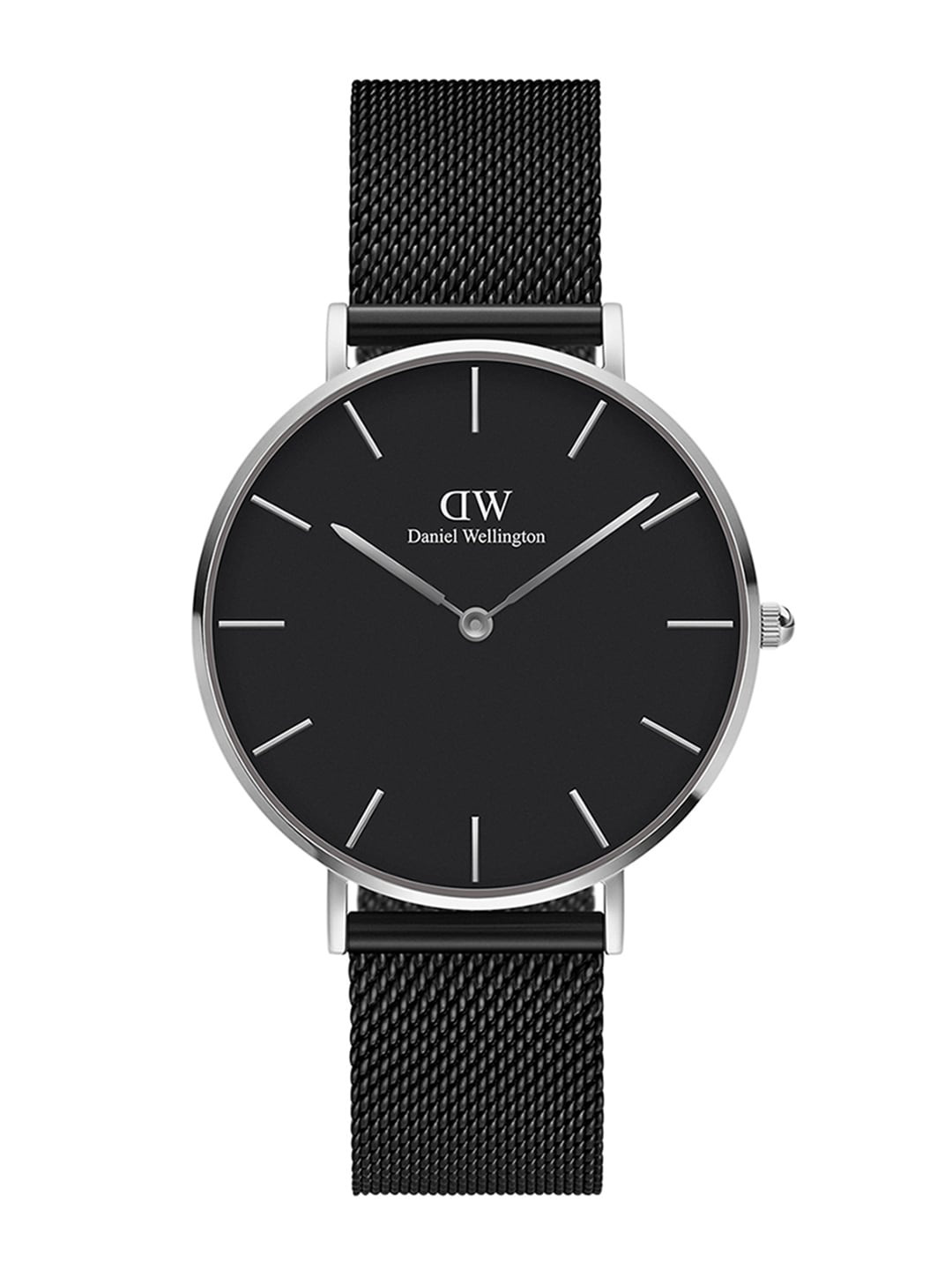 Daniel Wellington Petite Ashfield Unisex Dial Black 36mm Round Analogue Watch - DW00100308