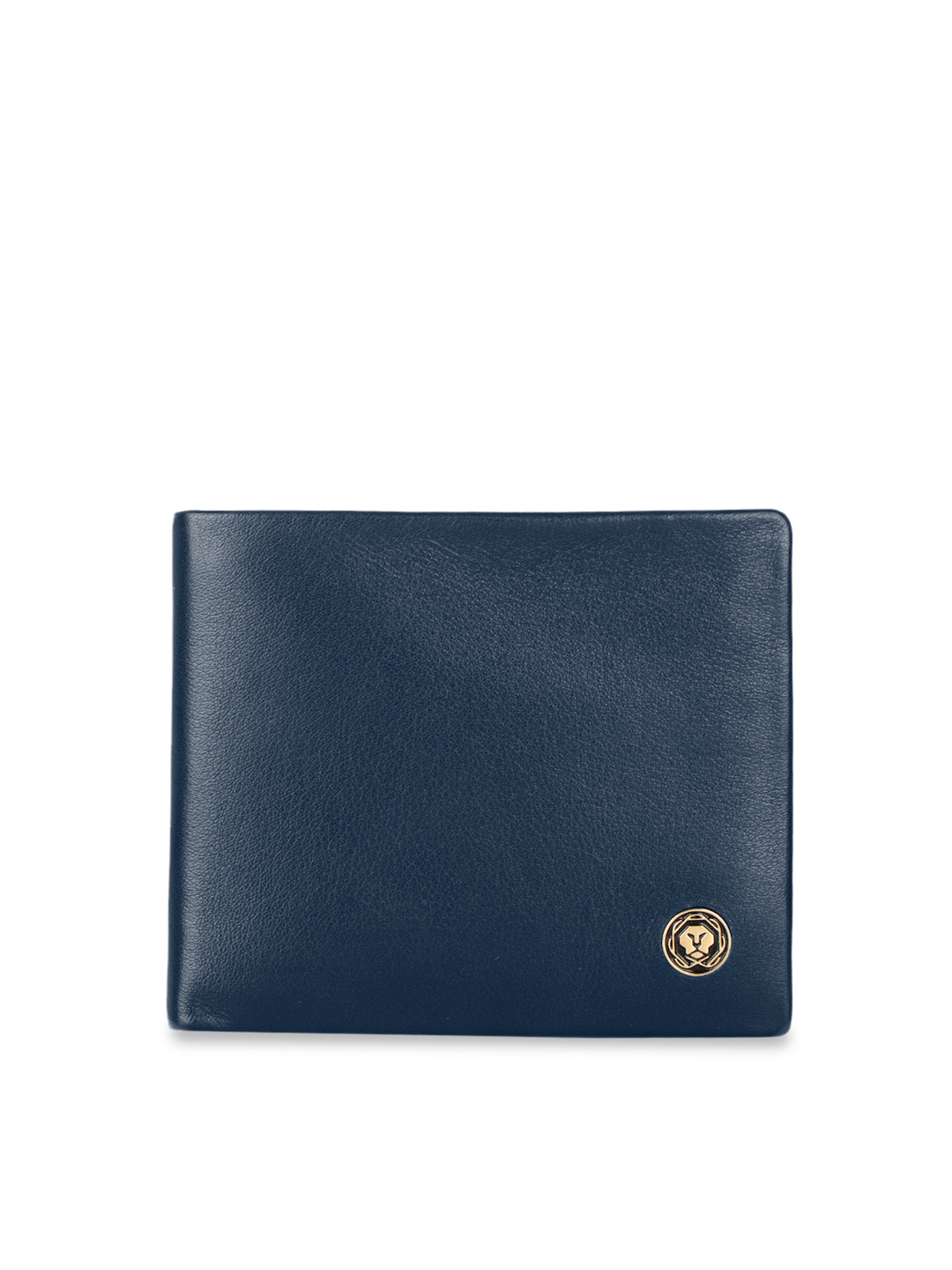 Cross Men Navy Blue Solid Genuine Leather Two Fold Wallet