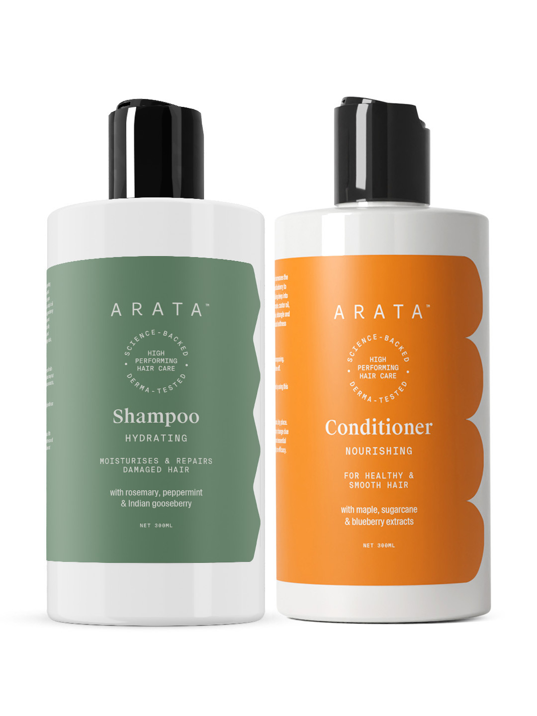 ARATA Natural Damage Repair Shampoo & Conditioner - 300ml Each