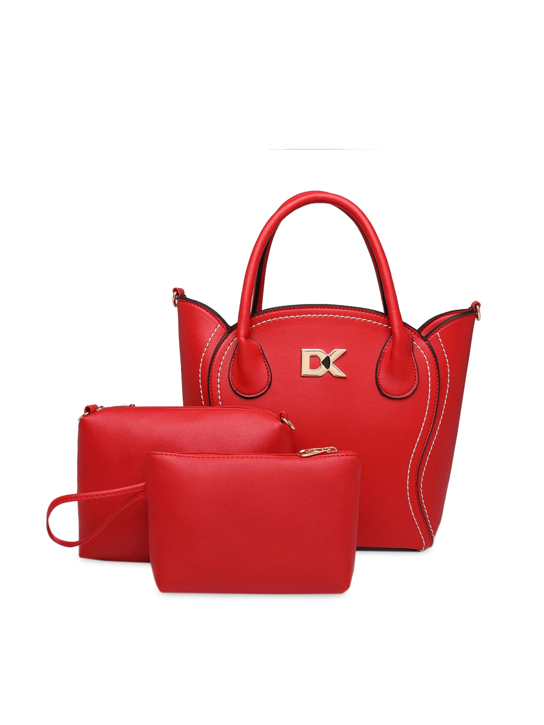 Diana Korr Red Solid Handheld Bag