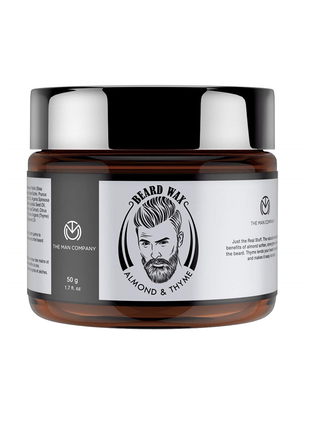 The Man Company Beard Wax - Almond & Thyme 50 gm
