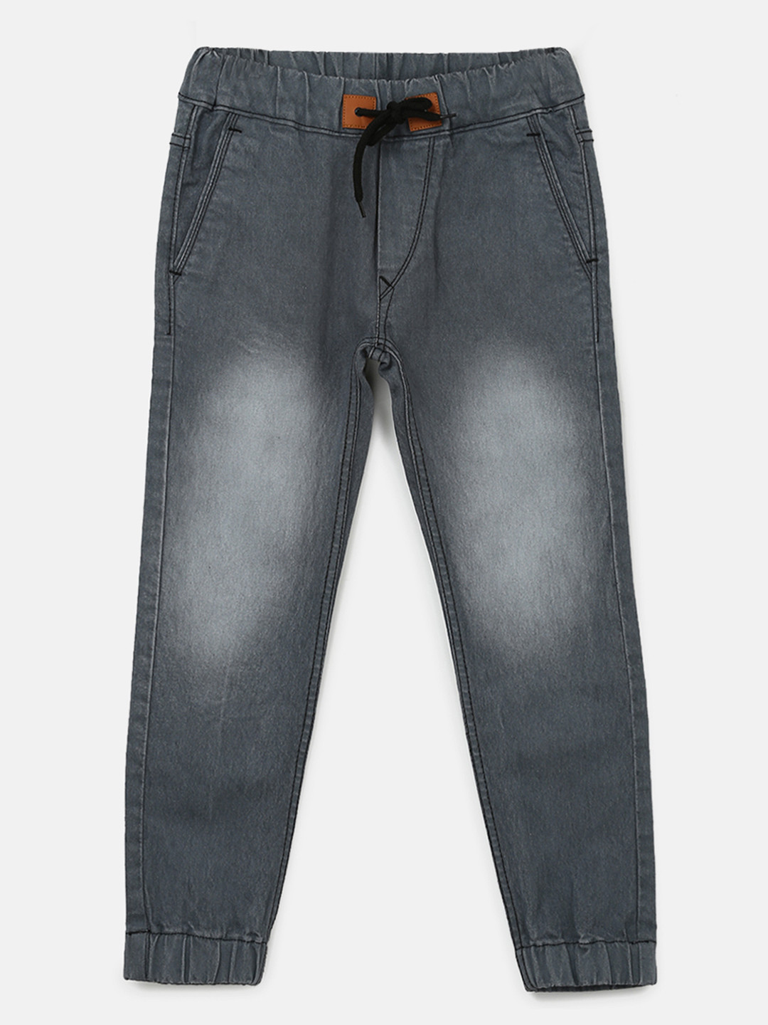 Urbano Juniors Boys Slim Fit Faded Denim Jogger Jeans