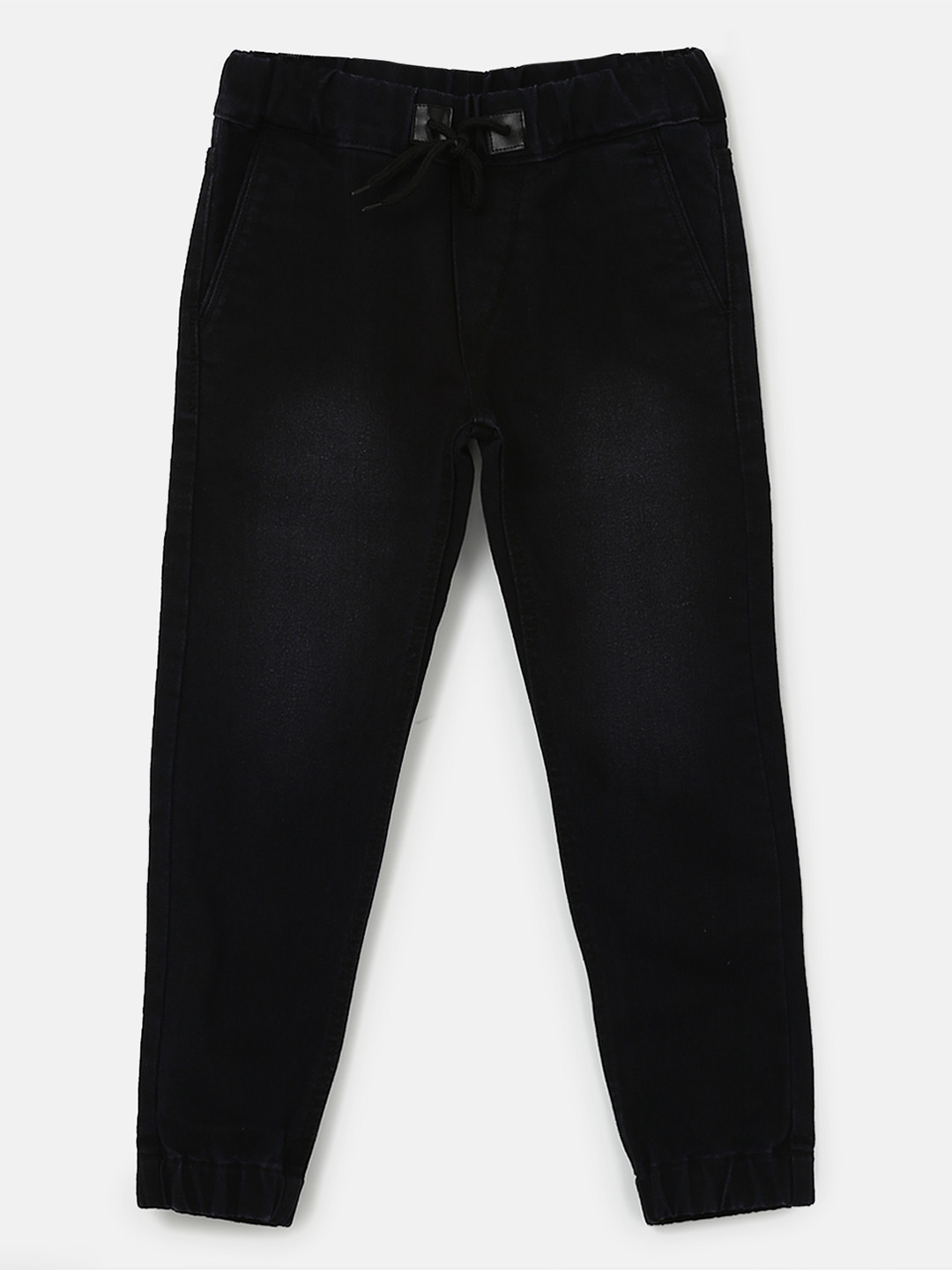 Urbano Juniors Boys Solid Denim Jogger Jeans