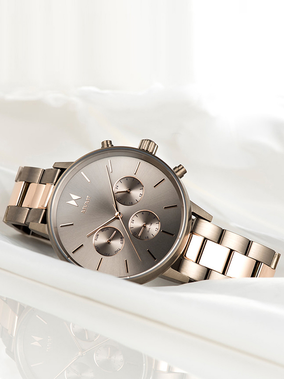 MVMT Women Gunmetal-Toned Analogue Watch