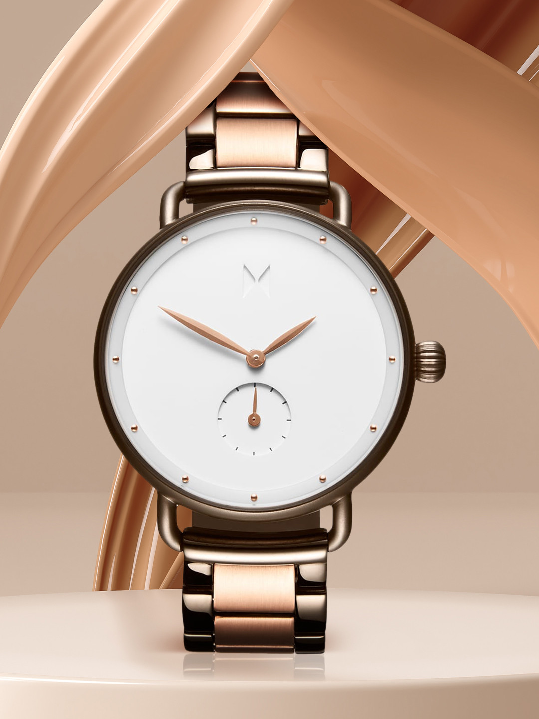 MVMT Women White Analogue Watch D-FR01-TIRG