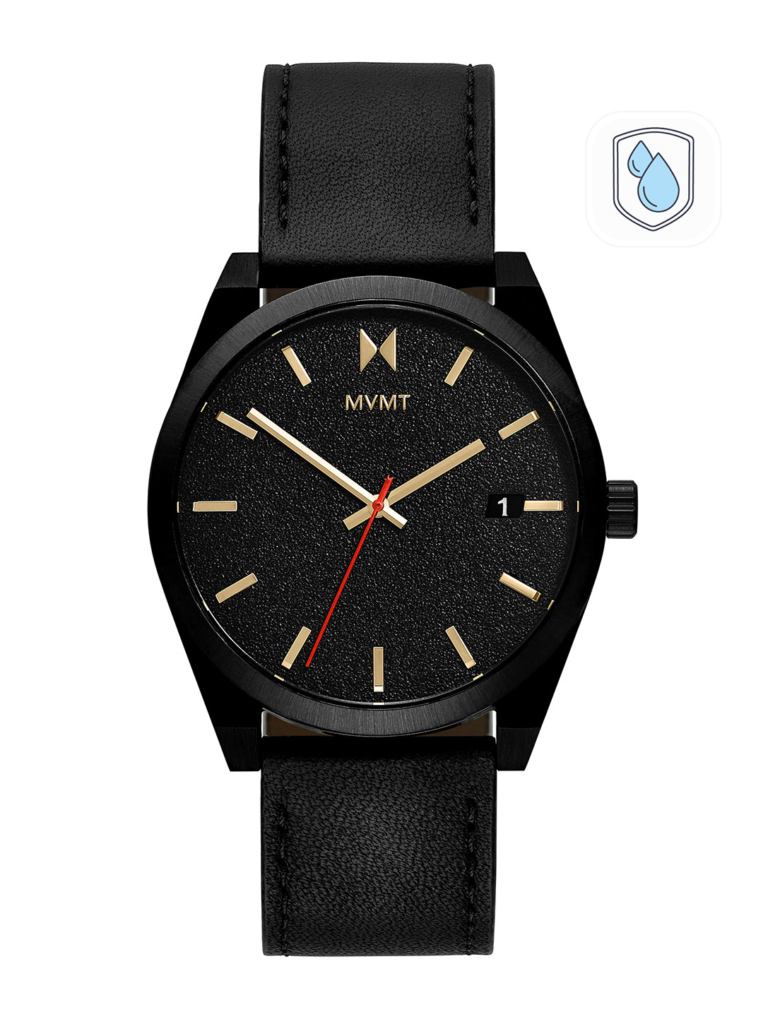 MVMT Men Black Analogue Watch 28000053-D