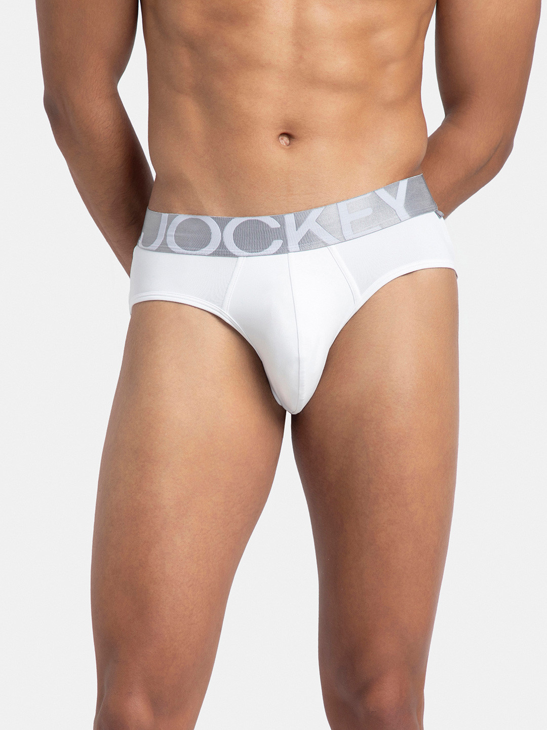 Jockey Tactel Microfiber Elastane Stretch Solid Brief with Moisture Move Properties-IC27