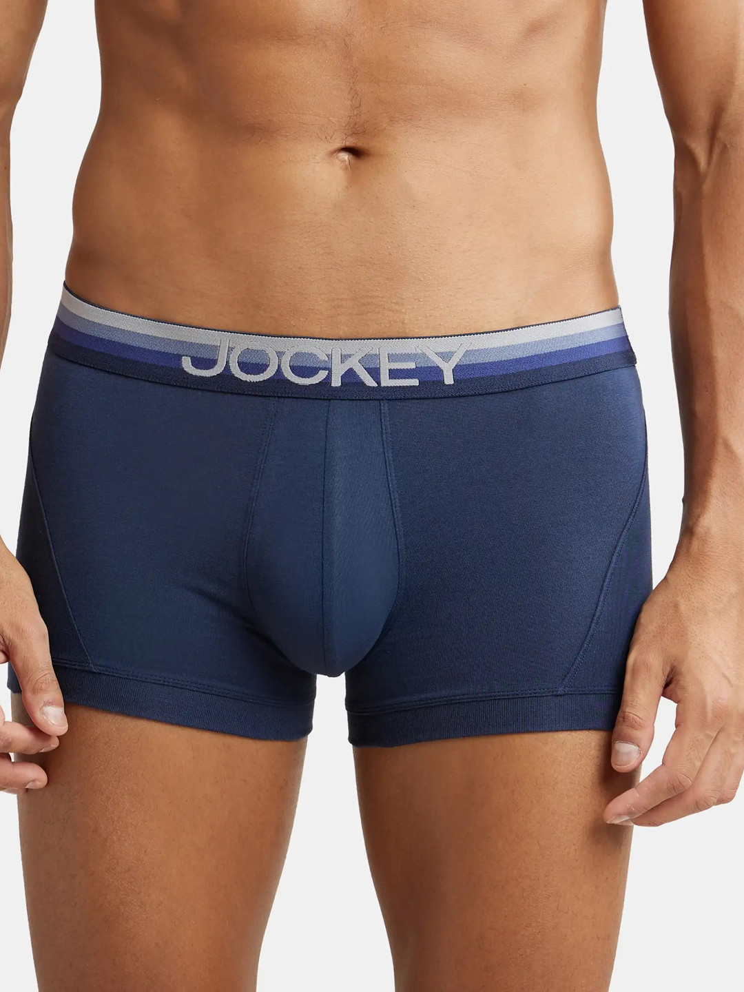 Jockey Super Combed Cotton Stretch Solid Trunk with Ultrasoft Waistband-US20
