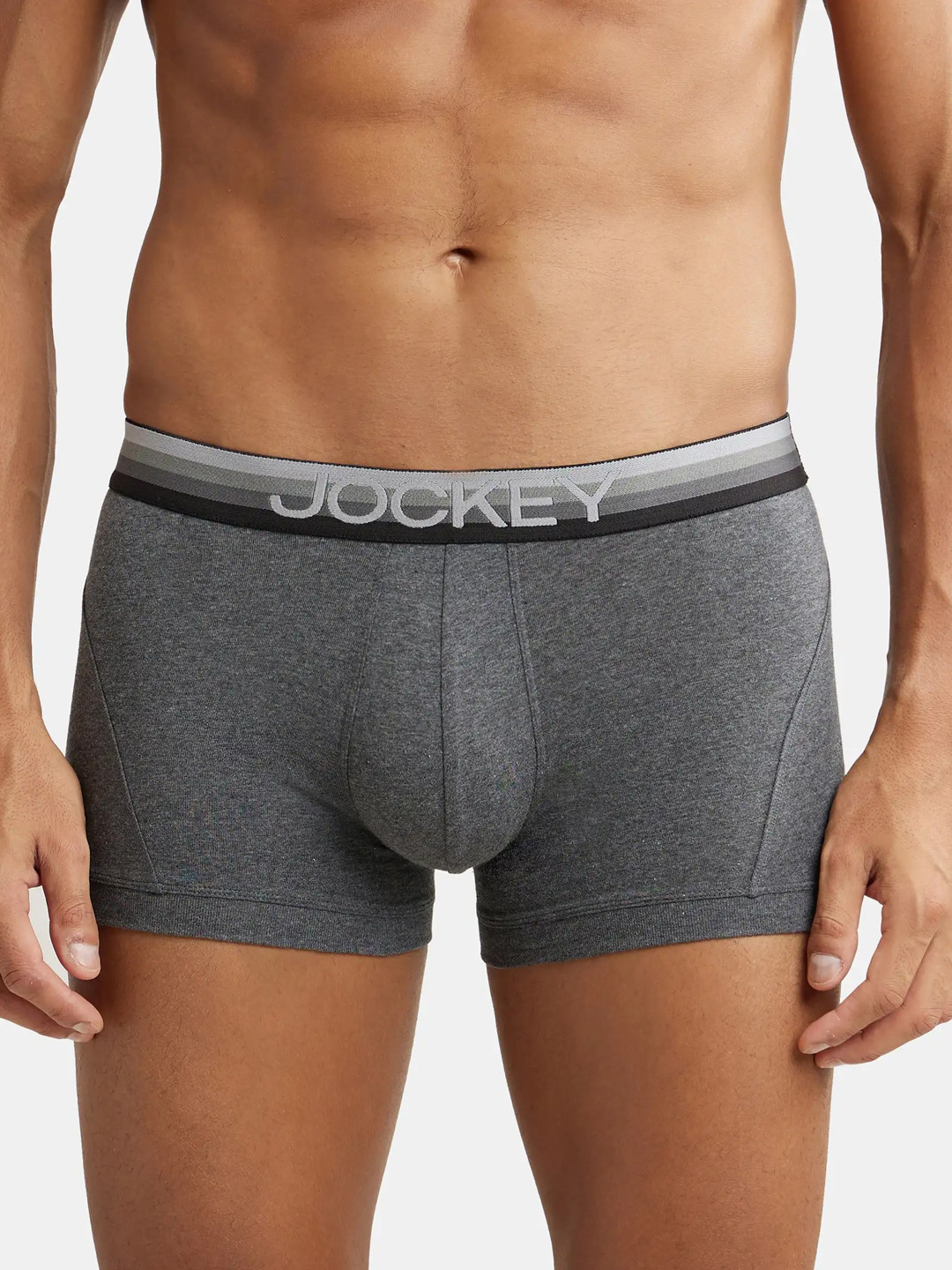 Jockey Super Combed Cotton Stretch Solid Trunk with Ultrasoft Waistband-US20