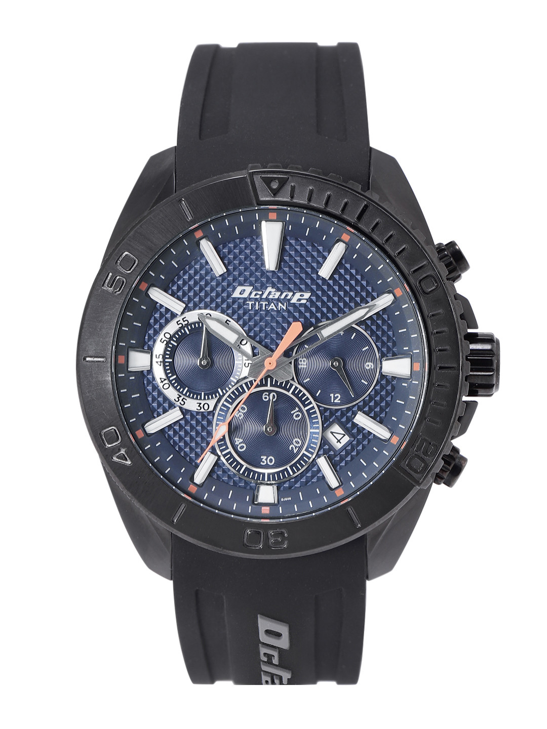 Titan Men Patterned Dial Analogue Chronograph Watch- 90115KP03