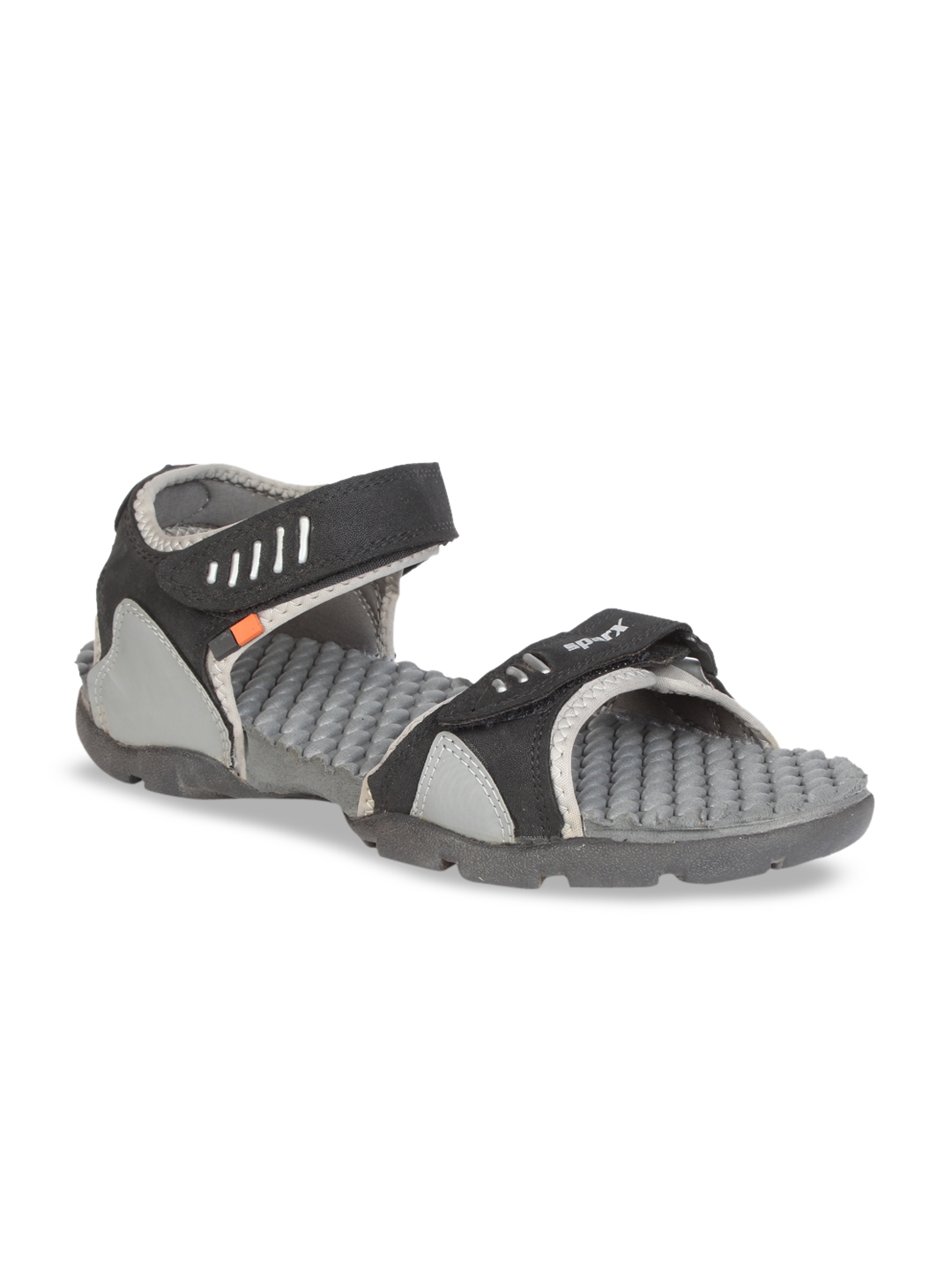 sparx slippers black grey