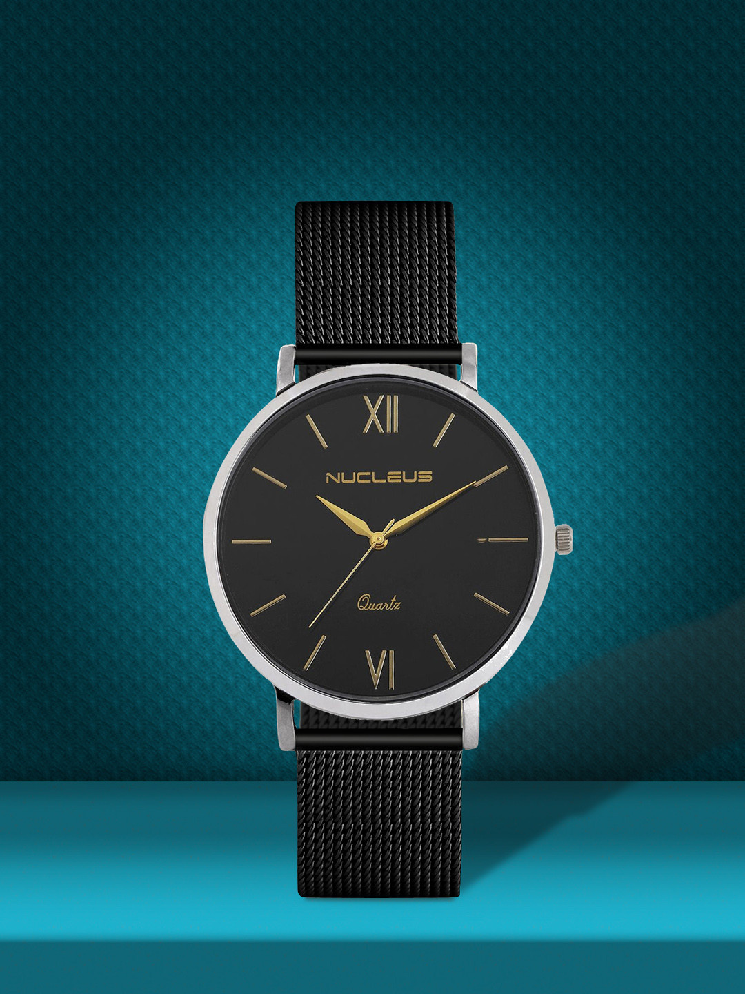 Nucleus Unisex Black Solid Analogue Watch NSBKBKSS