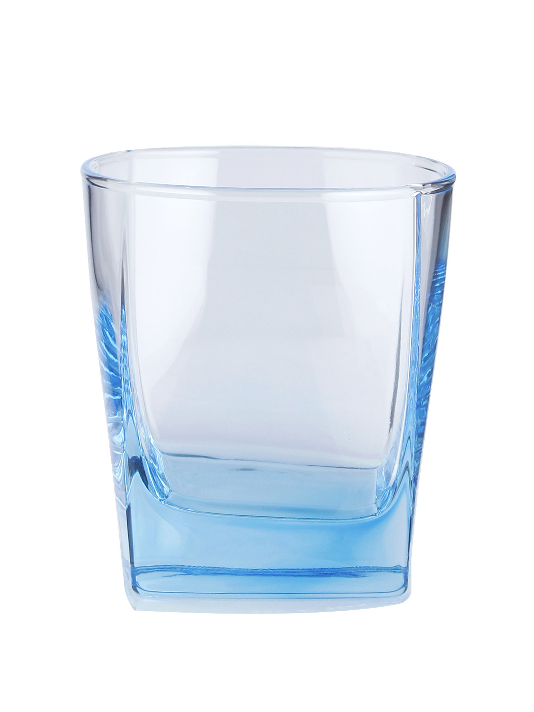 Luminarc Set Of 6 Blue Solid Whisky Glasses