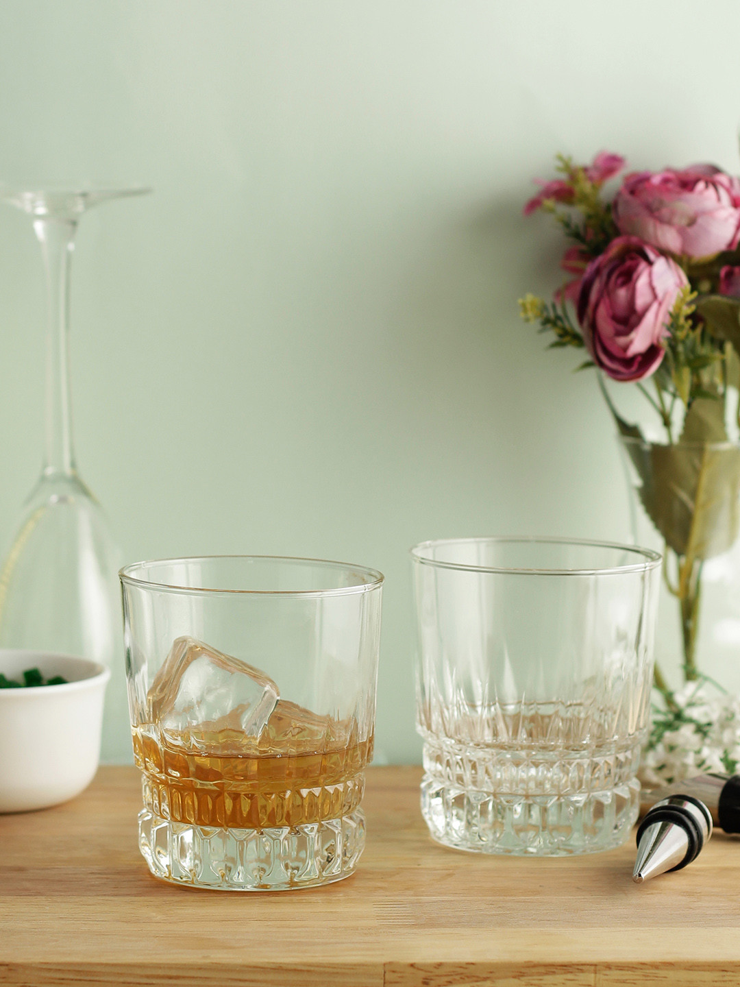 Luminarc Set Of 6 Transparent Solid Imperator Whisky Glasses