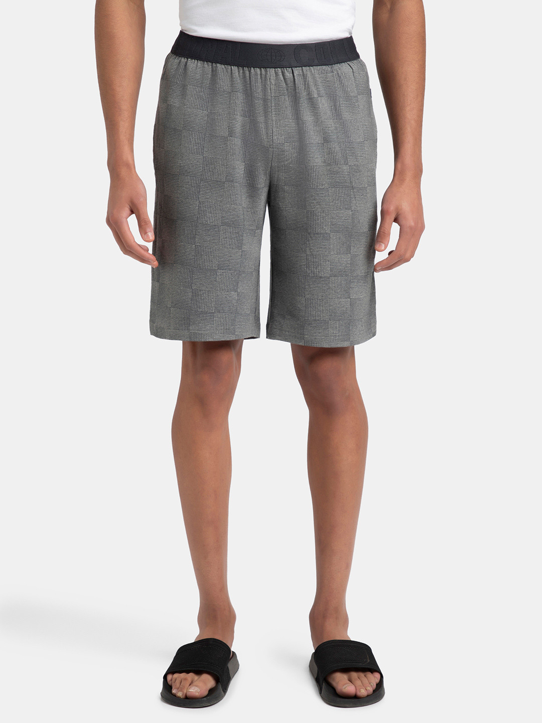Jockey Tencel Micro Modal Cotton Sleep Shorts with Side Pockets-IM02
