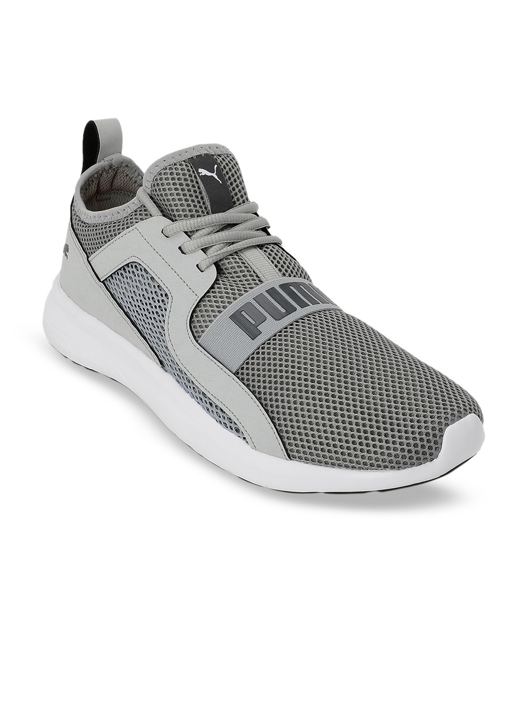 Buy Puma Men Grey Mesh Running Shoes 
