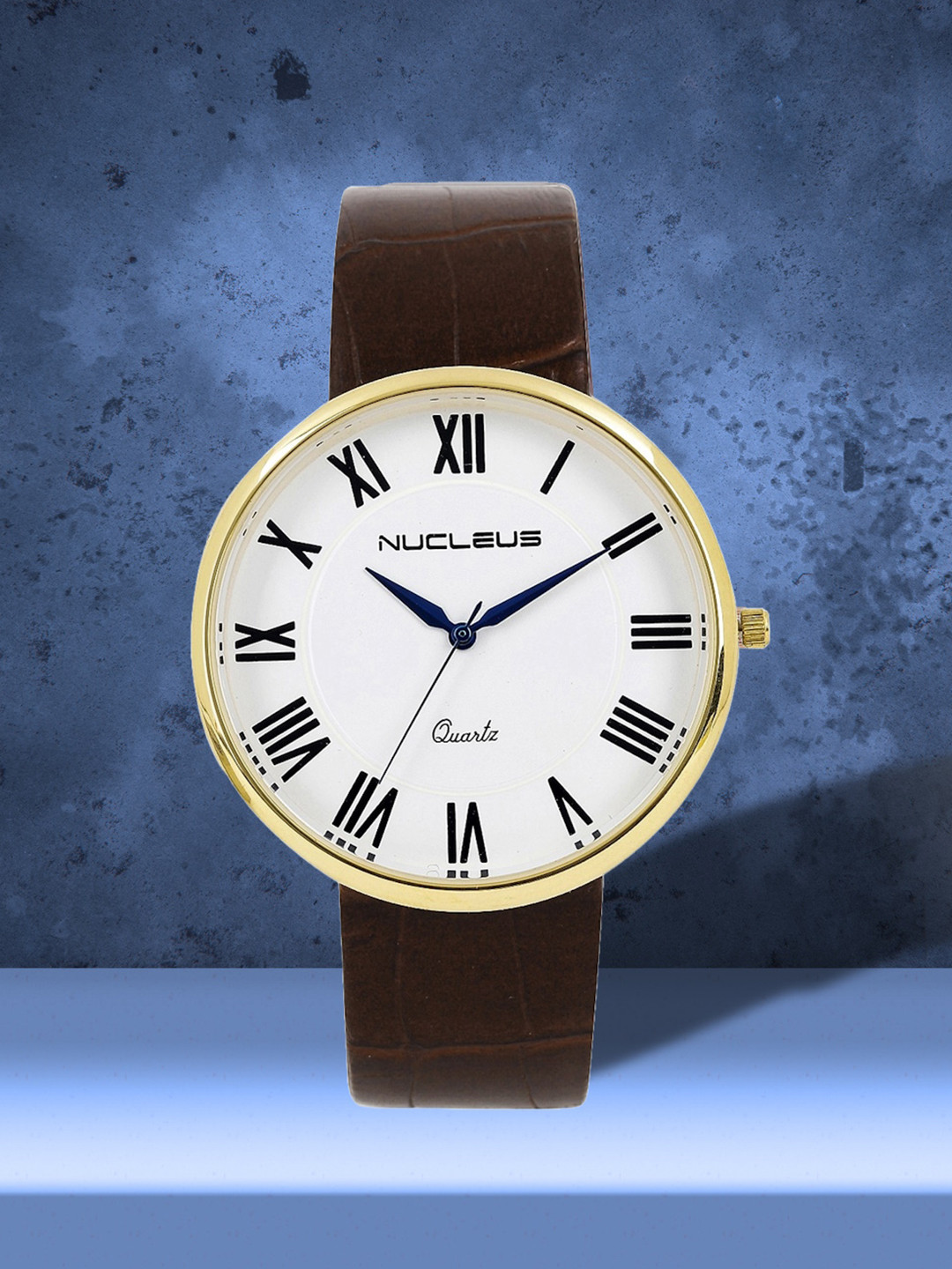 Nucleus Unisex White Leather Analogue Watch LPRGWBRi