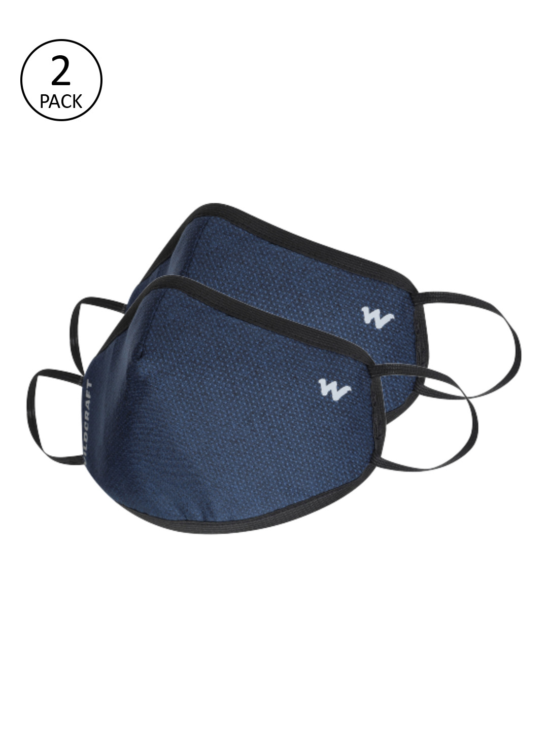 Wildcraft Adults Blue 2 Pcs 6-Ply W95+ Protective Outdoor Masks