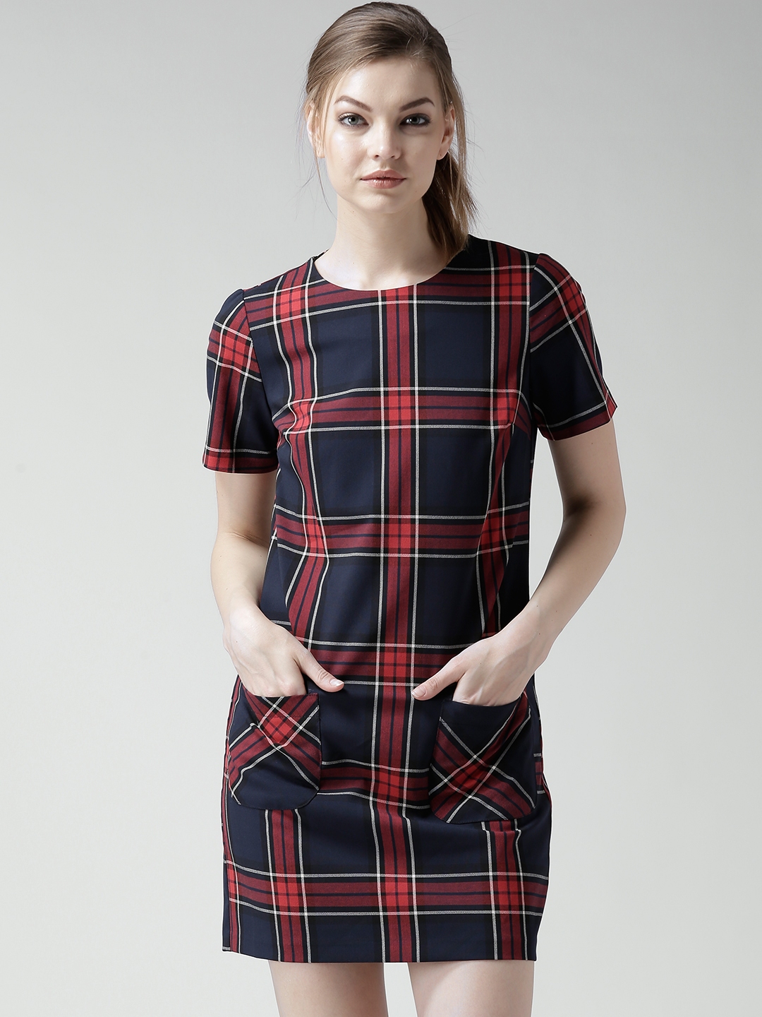 New look checkered on sale dress