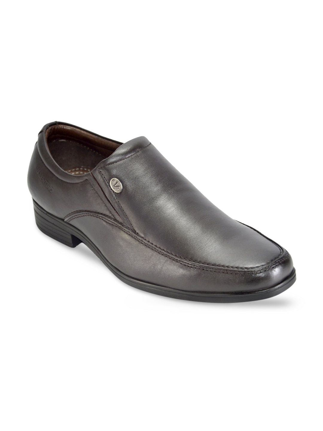 Buy Valentino Men Brown Leather Semiformal Shoes - Formal Shoes for Men  1197900 | Myntra