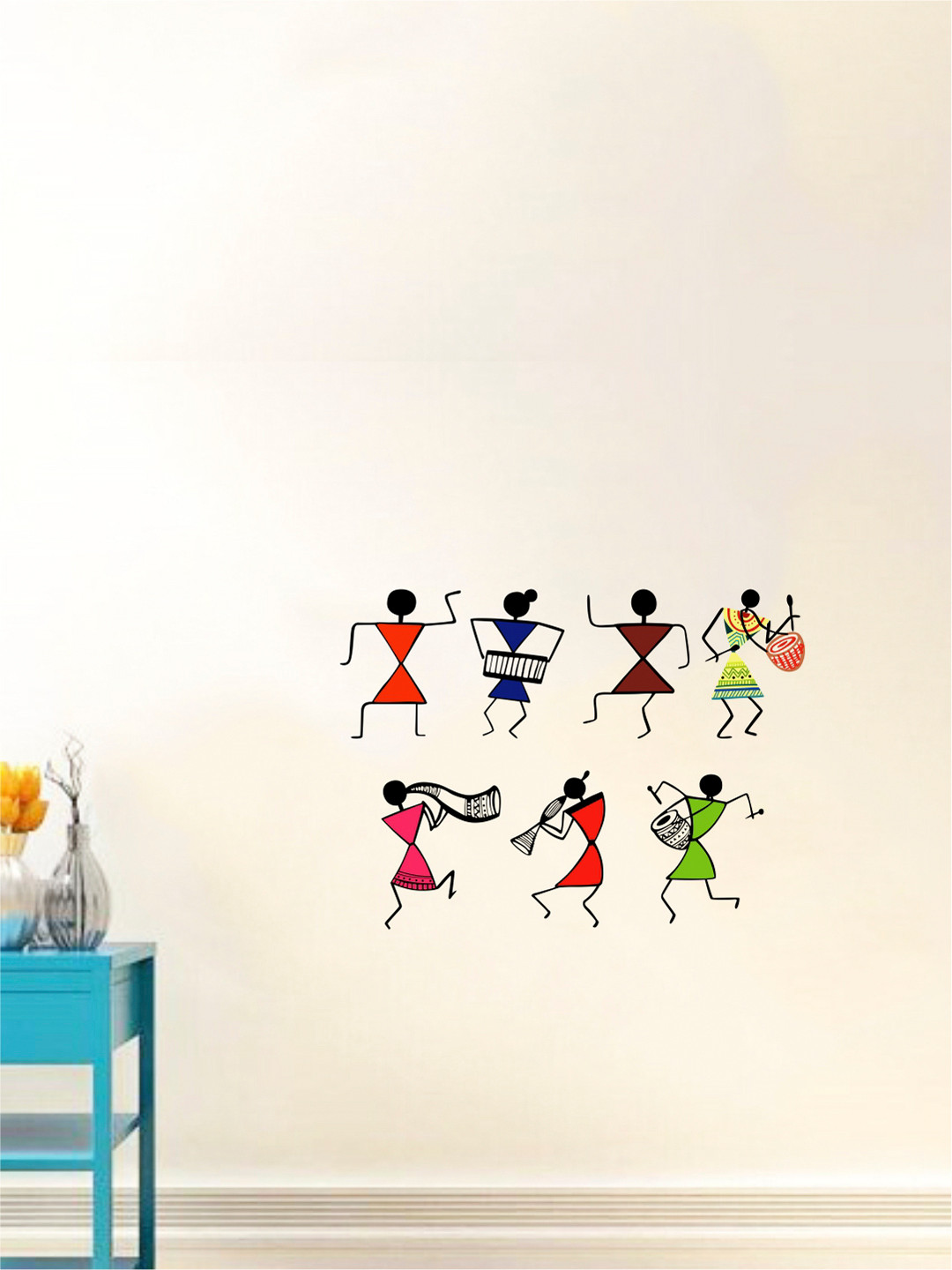 rawpockets Multicoloured Wall Sticker