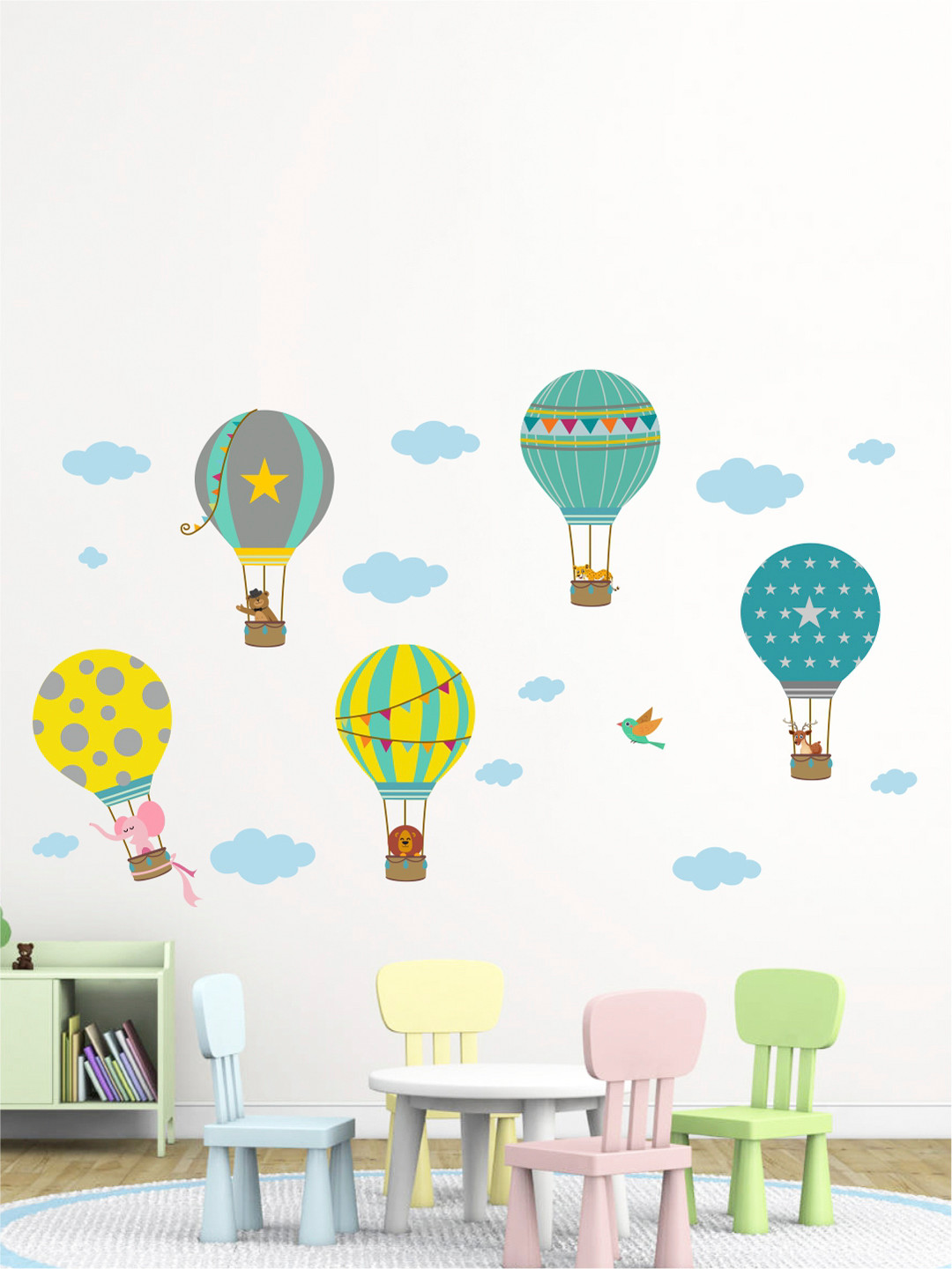 rawpockets Multicoloured Wall Sticker