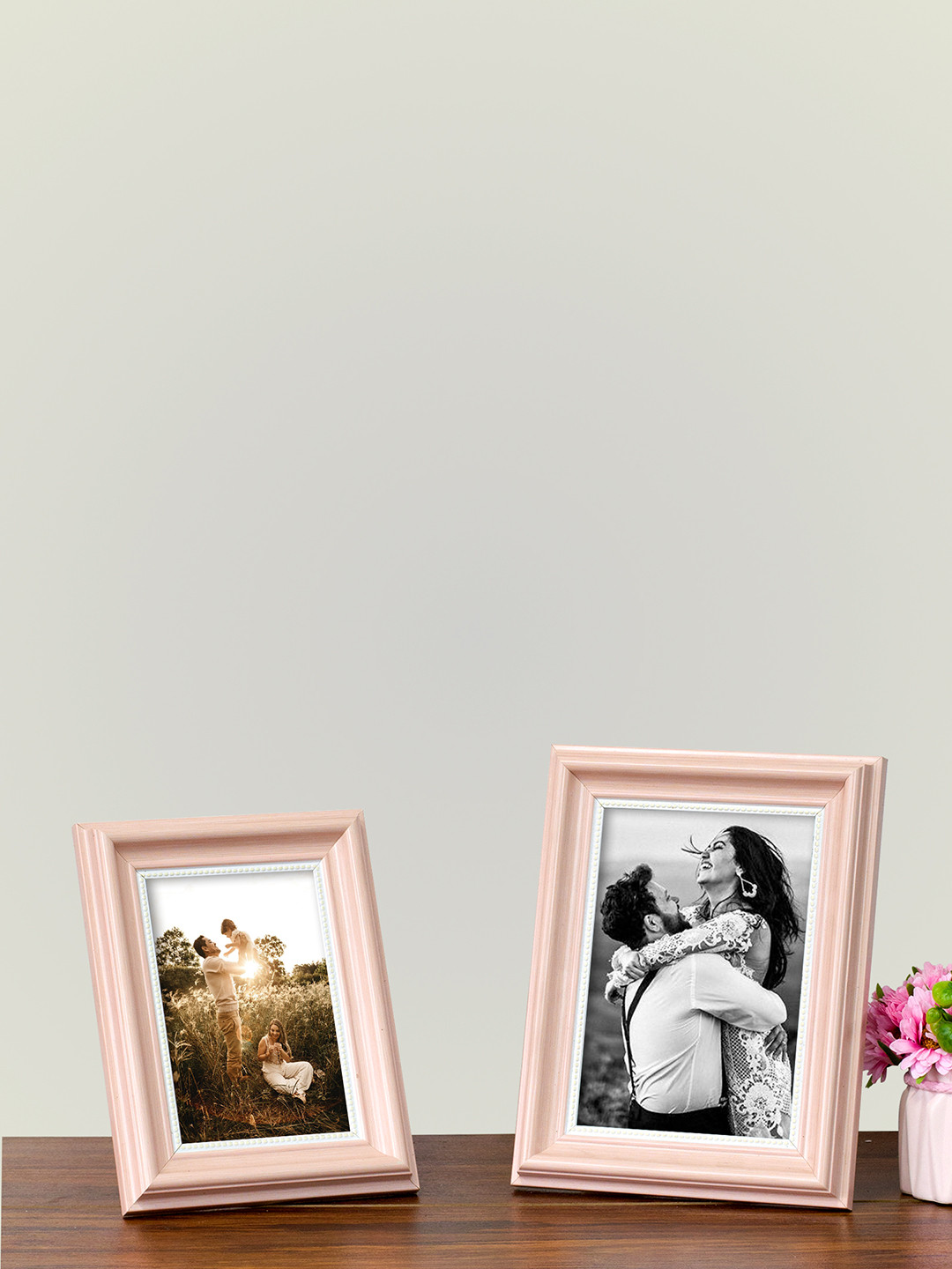 Art Street Set of 2 Pink Photo Frames