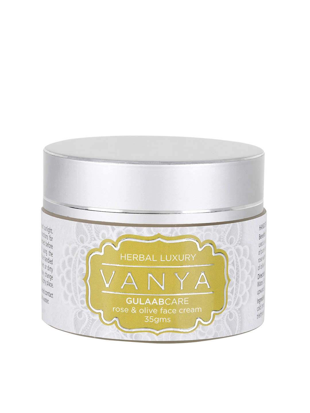 HERBAL LUXURY VANYA Gulaab Care Rose & Olive Face Cream - 35 g