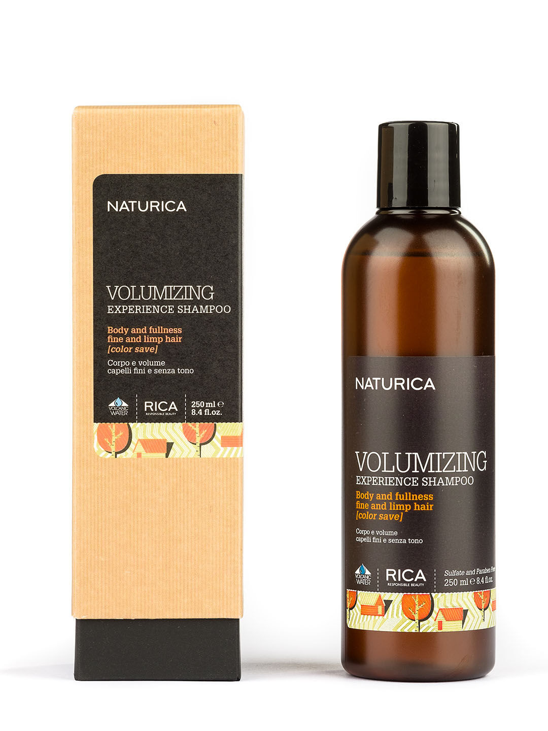 Naturica Volumizing Experience Shampoo by Rica - 250 ml