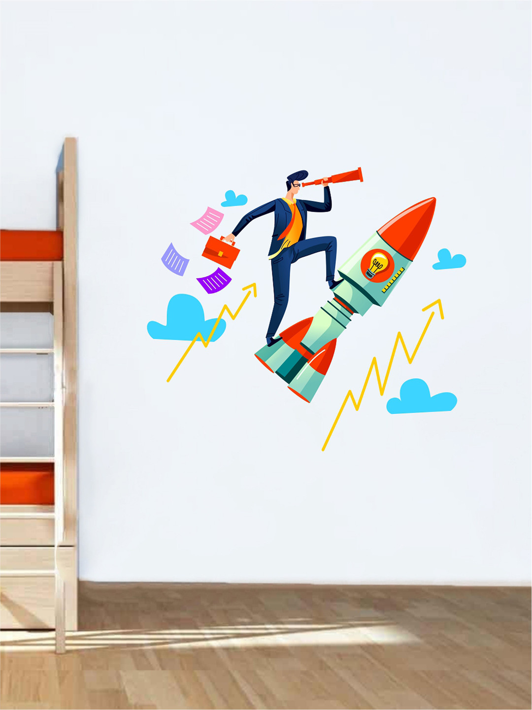rawpockets Multicolored Business Focus Goal Wall Stickers