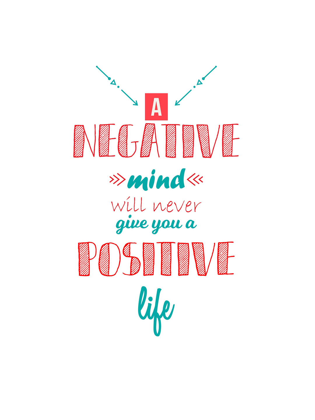 rawpockets Pink & Green Negative vs Positive PVC Vinyl Wall Stickers