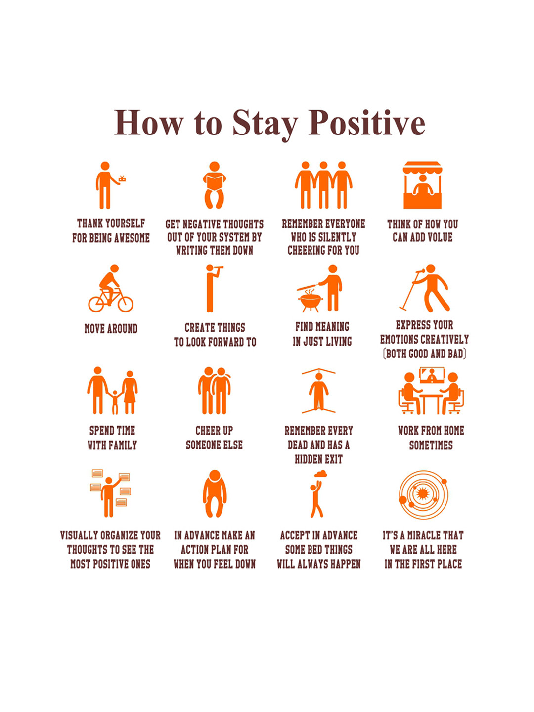 rawpockets Multicolour Positive Quotes Wall Stickers